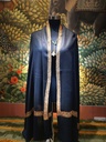 Handstitch Lining Kashmiri FullShawl-Black