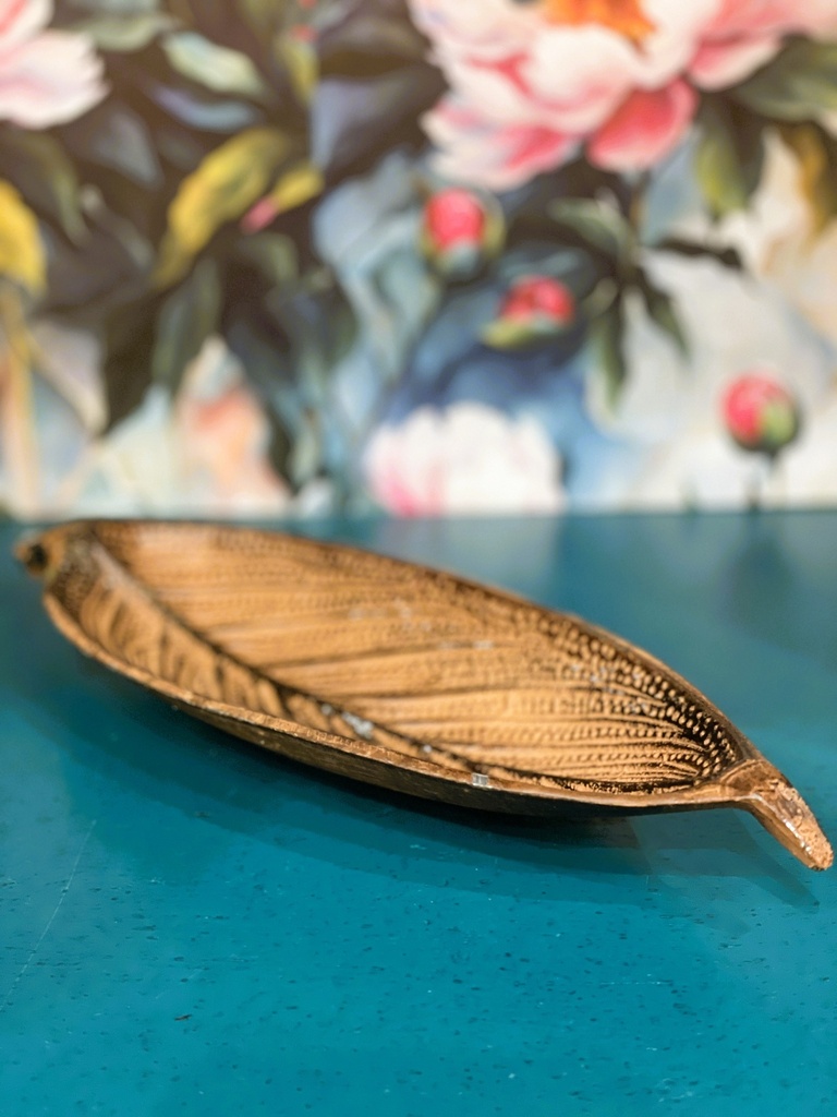Leaf Incense Burner-Brown