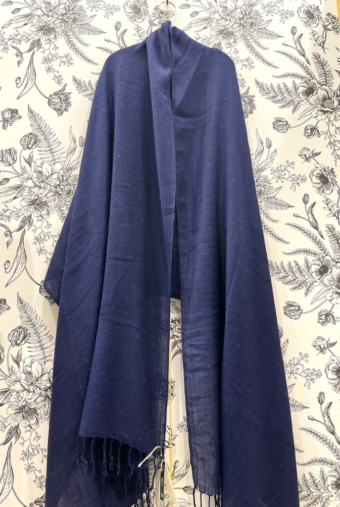 Navy Blue Kashmiri Shawl