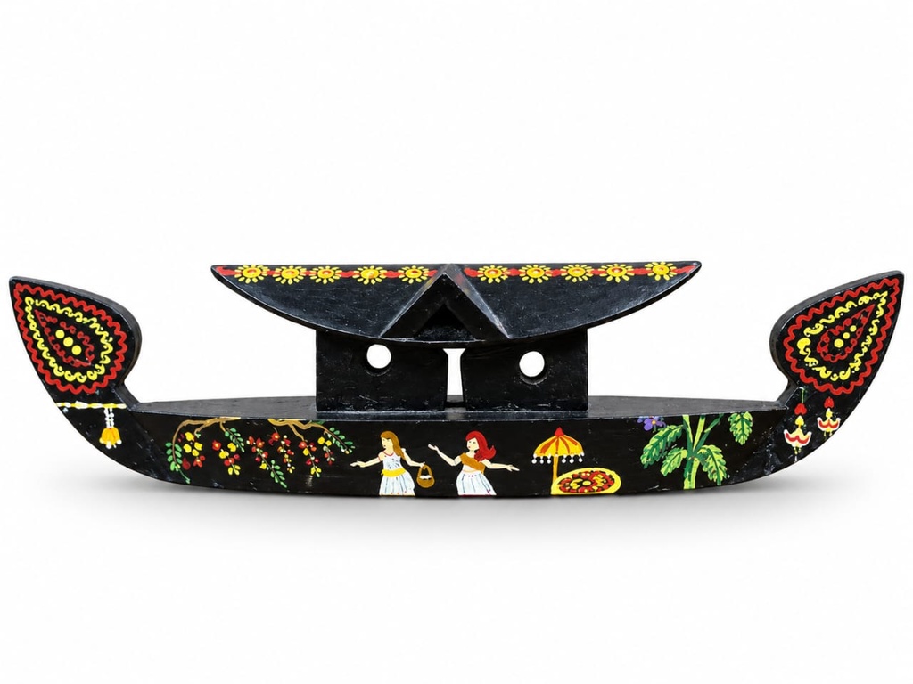 Handcrafted/Painted Wooden Boat Kerala