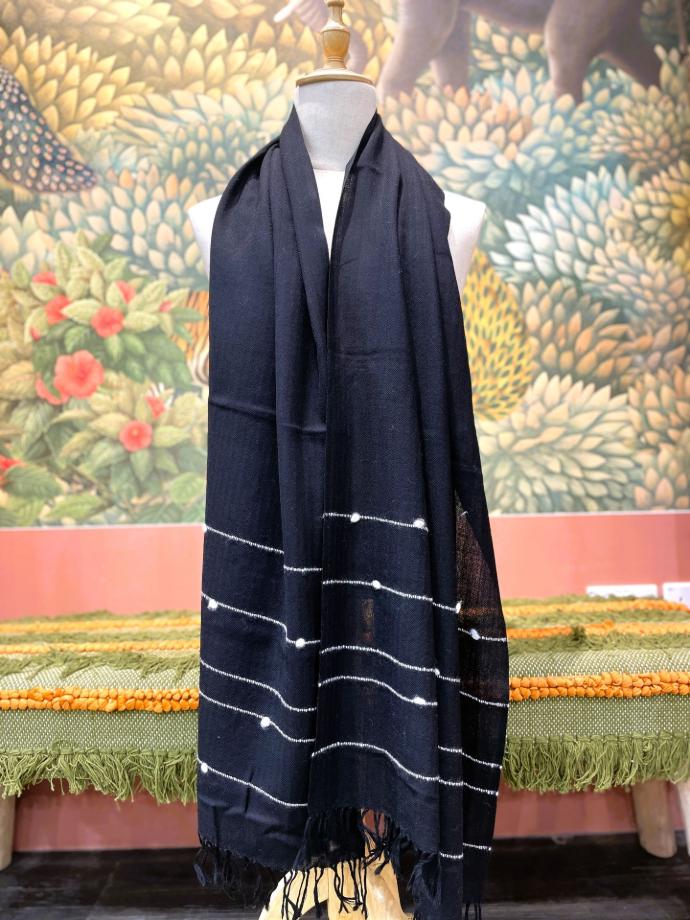 Handwoven Sheep Wool Stole