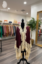 Lace Capes-Maroon