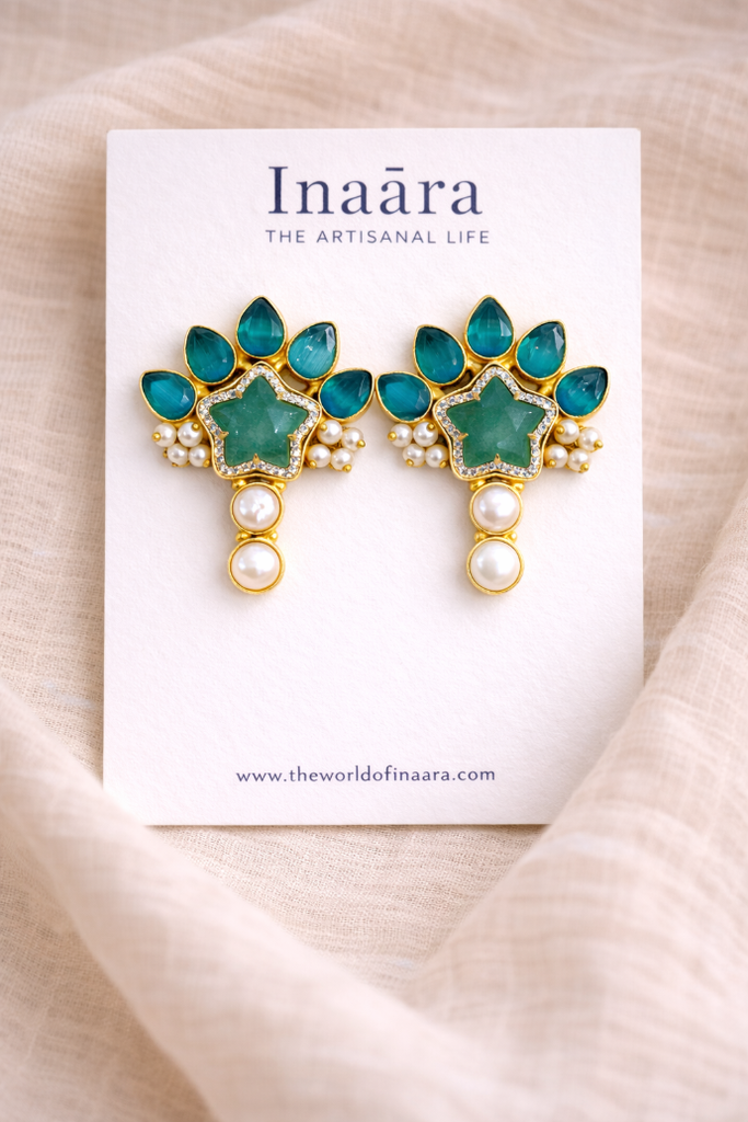 Statement Gemstone Earrings