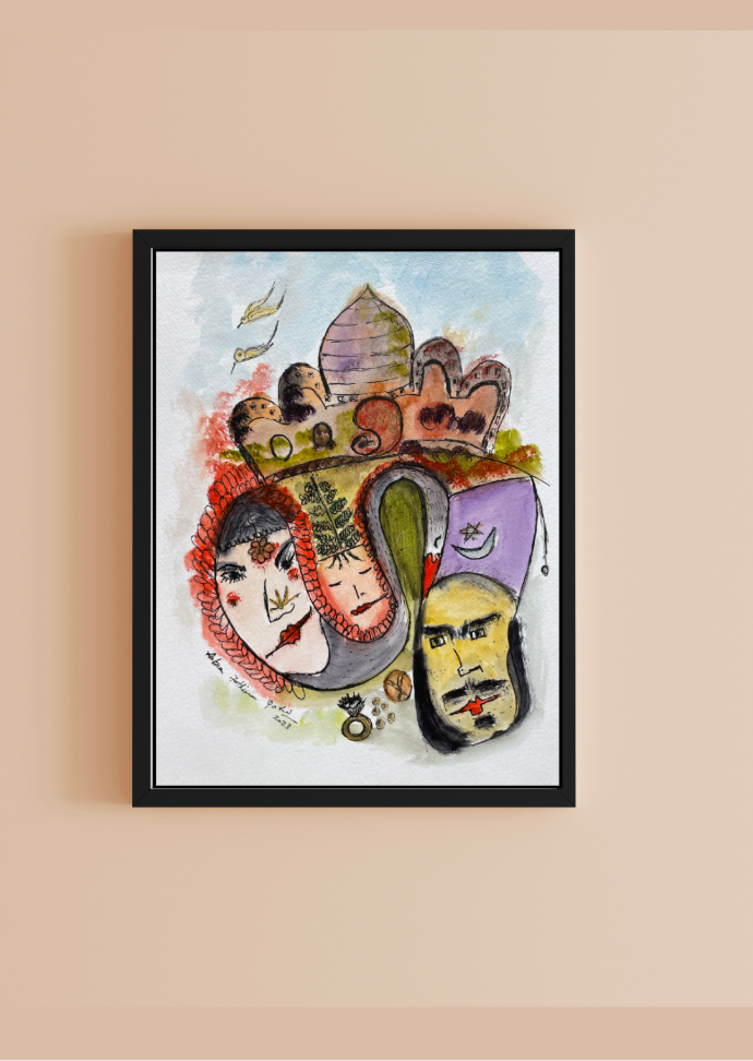 As we merge (Unframed)
