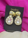 Elephant & Teardrop Dangler Earrings
