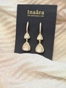 Moissanite Triangle Drop Earrings