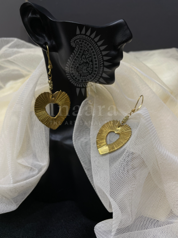 Handcrafted Brass Dhokra Earrings