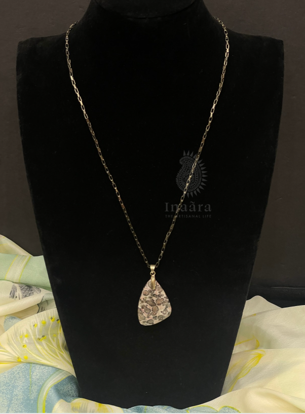Ocean Jasper Pendant Necklace
