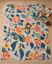 Handwoven Dhurrie- Floral (8x5ft)