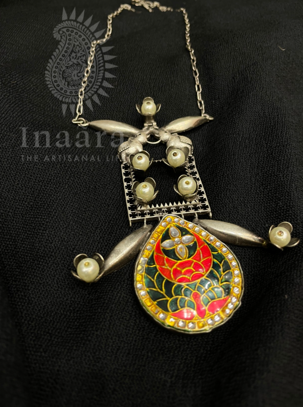 Handcrafted Folk Jewelry w/Meenakari Work