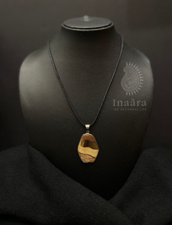 Wooden Pendant Necklace