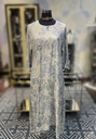 Saloone Dress- Blue/Gray