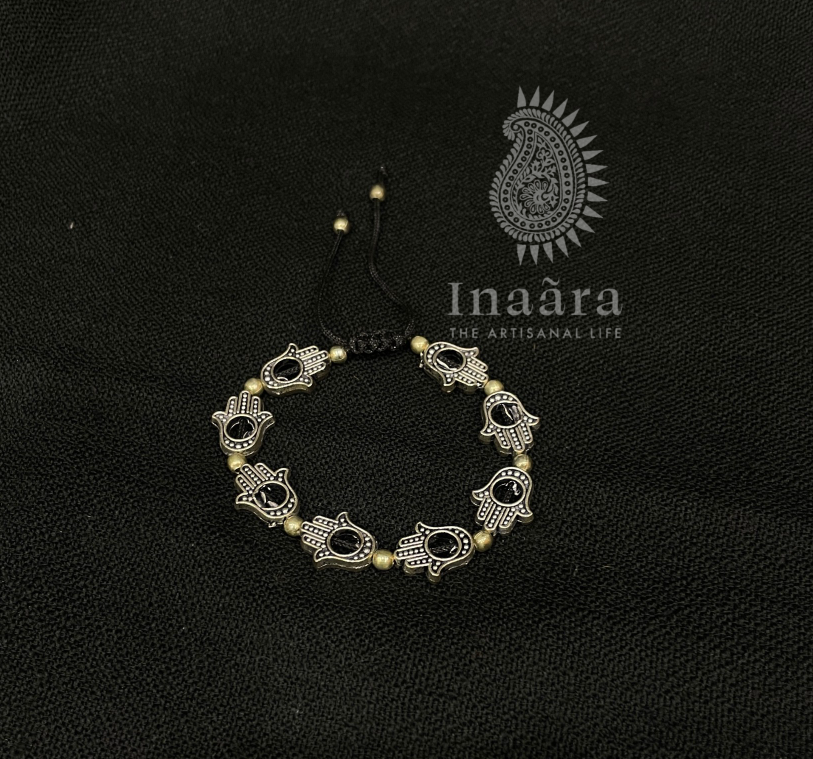Hamsa Bracelet w/Braided Thread
