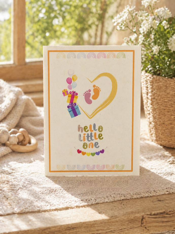 Hello Little One Greeting Card