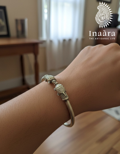 Silver-Toned Bangles w/ Turtle Details