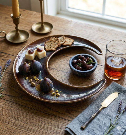 Urooj Moon Ramadan Platter Ceramic