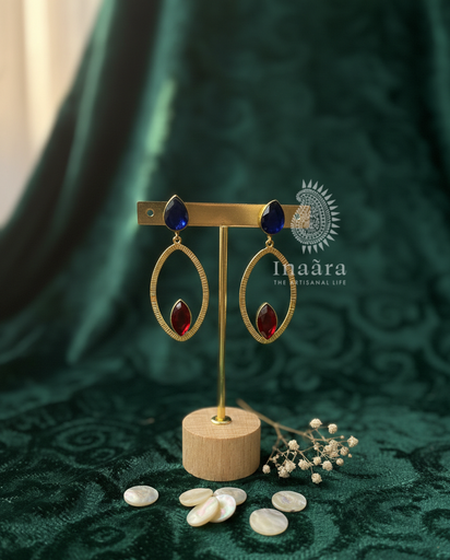 Fancy Party Oval Danglers