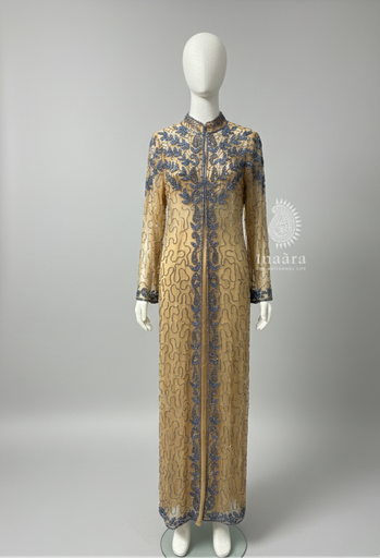 Layla Evening Coat- Yellow