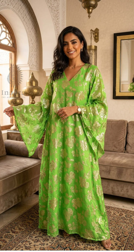 Jalabiya- Lime Green