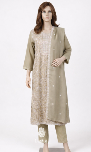 Kurta Set 3pc-Light Sage Green