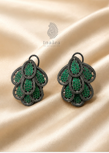 Emerald Bloom Earrings