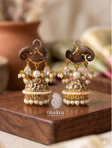 Elephant Motif.Earrings
