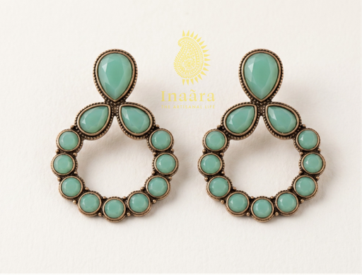 Teardrop & Hoop Earrings