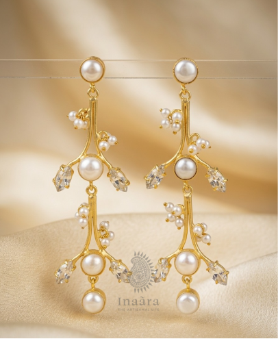 Pearl Blossom Earrings