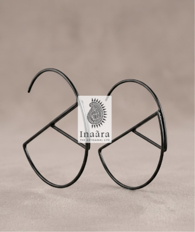 Geometric Angle Hoops Earrings