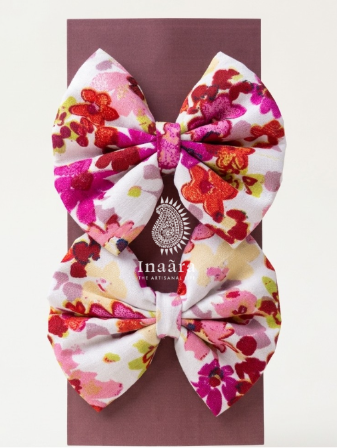 Flower Hair Clip _red