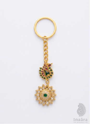 Gold Plated  Keychain   