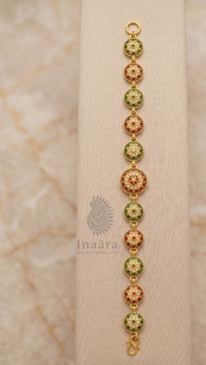 Circular Kundan Matha Patti
