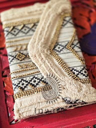 [inaara_sp00009] Al Sadu Boho Clutch Bag
