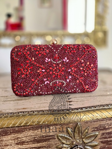 [inaara_sp00306] Tarz el Fassi Black Clutch Bag (copy)