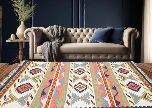 [inaara_sp00380] سجاد مَهيرة منسوج يدويًا (8×5 قدم)