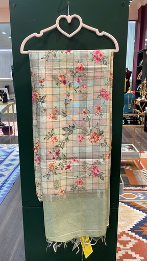 Pure Chanderi Silk Printed Dupatta