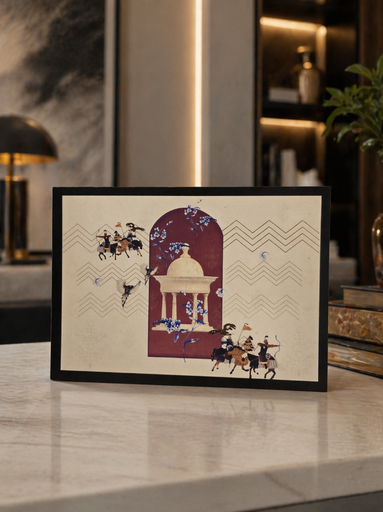 Rabia's note card-Woman and flamingoes (copy)