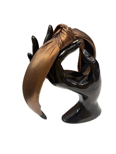 Handmade Knotted Hairband-brown