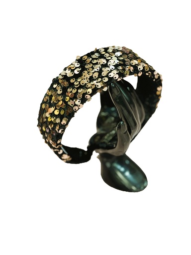 Golden Star Handcrafted Hairband-brown