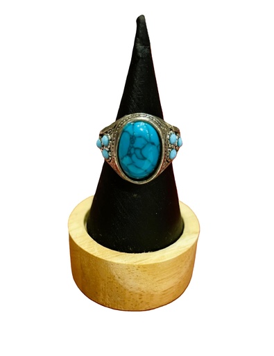 Tibetan Turquoise Boho Style Ring