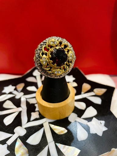 Ruby Vintage Chunky Ring