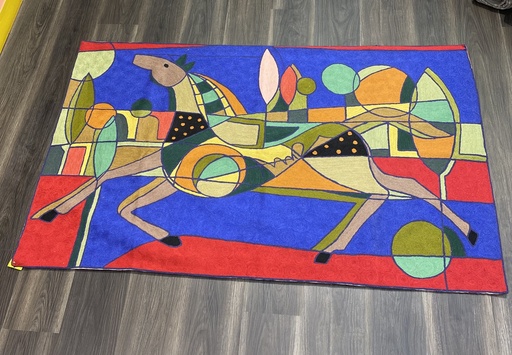 Horse Kashmiri Tapestry/Carpet