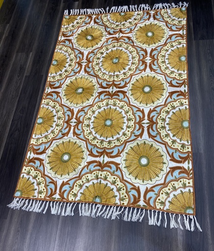 Yellow Flower Kashmiri Tapestry