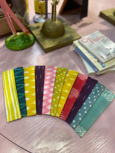 Assorted Fabric Bookmarks