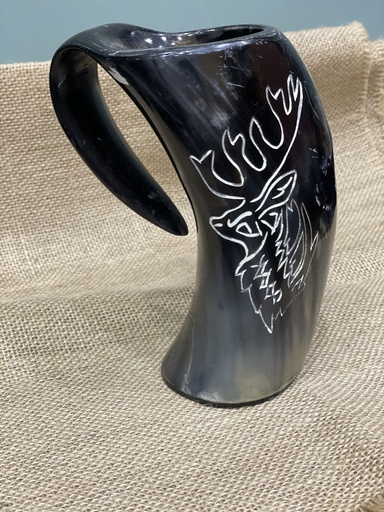 Horn Mug Reindeer - Small