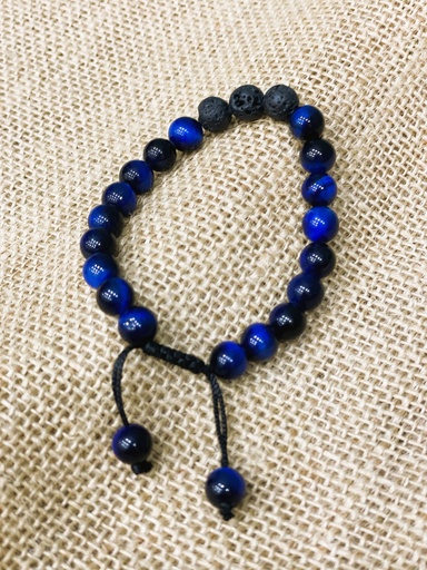 Mixed Lapiz Lazuli Beaded Bracelet