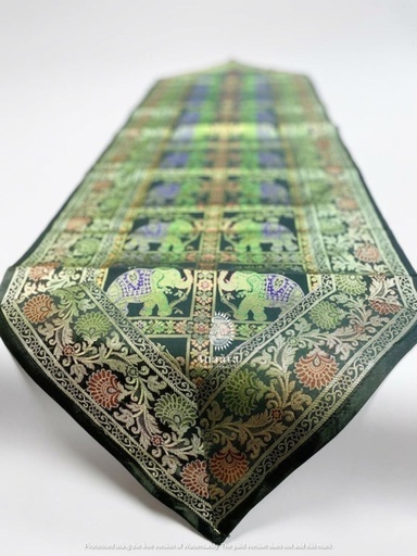 Brocade Table Runner-Black
