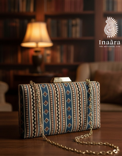 Ajrakh Prints Clutch