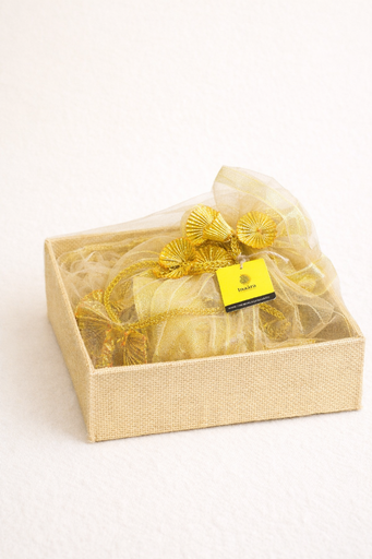Jute Gift Hamper Basket 10x10