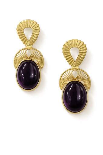 Amethyst Stone Earrings